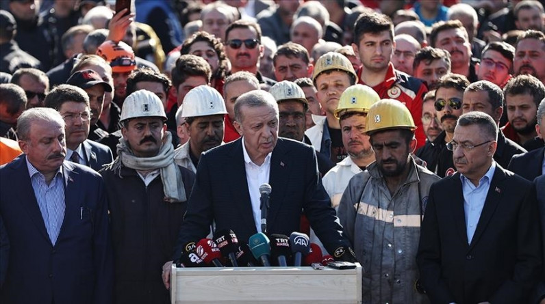 أردوغان يعرب عن امتنانه للدول المعزية في ضحايا المنجم